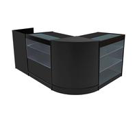 Monstershop Vega Led Shop Counter Set K900, C900, Tb60 & Cm60 - Black Black