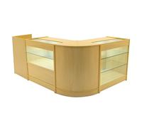 Monstershop Vega LED Shop Counter Set K900, C900, TB60 & CM60 - Maple in Beige Monstershop Beige