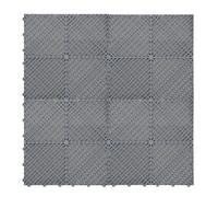 Vented Modular Interlocking Flooring Tiles & Edges 120 x Grey Single Monstershop Grey One Size
