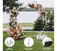 MonsterShop Wedding Moongate 200Cm - White