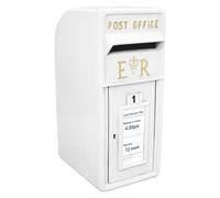 Cast Iron Royal Mail Post Box - White
