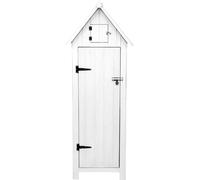 Monstershop Wooden Garden Shed - White