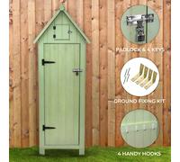 Monstershop Wooden Garden Shed - Green