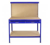 Monstershop Workbench With Pegboard & Drawer In Blue Monstershop Blue