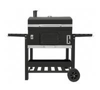 XXL BBQ Smoker Charcoal Barbecue Grill Portable Trolley Outdoor