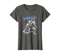 Monsterverse Godzilla Crackle - Officially Licensed T-Shirt, Women, Asphalt Grey, XX-Large