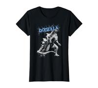 Monsterverse Godzilla Crackle - Officially Licensed T-Shirt, Women, Black, X-Small