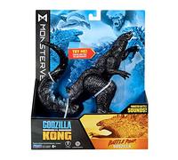 MonsterVerse Godzilla vs Kong Collectable 7 Inch Deluxe, Highly Detailed and Sculpted Articulated Godzilla Action Figure, With Monster Battle Sounds, Suitable for Ages 4 Years+