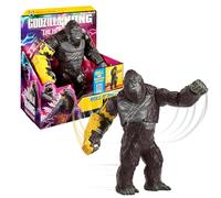 MonsterVerse Godzilla x Kong Official Giant Kong Roll N Battle Figure - 11-Inch Movie-Accurate King of Skull Island Toy with Wheel & Turnable Torso - Action Figure for Kids & Collectors - Ages 4+