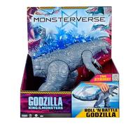 MonsterVerse King of the Monsters Official Giant Godzilla Roll N Battle Tail Attack Figure - 11-Inch Movie-Inspired Toy with Wheel-Activated Tail Movement - Action Figure for Kids & Collectors