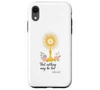 Monstrance with Flower Shirt That Nothing May Be Lost John Case for iPhone XR