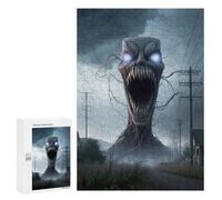 Monstrous Entity in Suburban Setting Adult Puzzle, 300 PCS, Relaxing Jigsaw Activity, A Focused Activity for Patient Adult Puzzlers, at Home