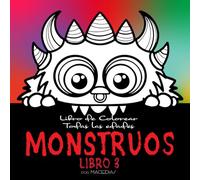 MONSTRUOS - Libro 3: Colección de 105 Mini-Monstruos - Páginas para colorear - Kirerah Books - Libros Kirerah