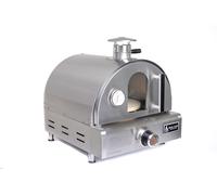Mont Alpi MAPZ-SS 12000 BTU Multi-Fuel Countertop Table Top Stainless Steel Portable Outdoor Cooking Kitchen Backyard Propane Gas Pizza Making Baking Oven Roasting Grill - Pizza Stone Included