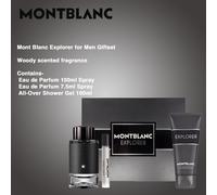 Mont Blanc Explorer Gift Set 100ml EDP + Shower Gel 100ml + 7.5ml EDP