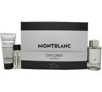 Montblanc Explorer Platinum Eau De Parfum 100ml & 2 x 7.5ml &