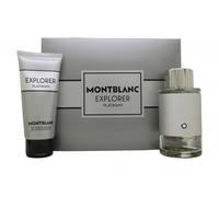 Mont Blanc Explorer Platinum Gift Set 100ml EDP + 100ml Shower Gel + 7.5ml EDP
