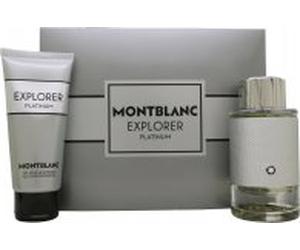 Mont Blanc Explorer Platinum Gift Set 100ml EDP + 100ml Shower Gel + 7.5ml EDP
