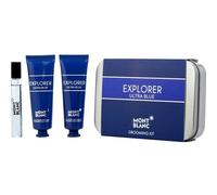 Montblanc Explorer Ultra Blue Gift Set 7.5ml Eau De Parfum + 30ml Face Cream + 30ml Cleansing Gel