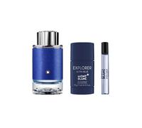 Mont Blanc Explorer Ultra Blue Gift Set (Eau De Parfum 100ml Deodorant Stick 75ml Eau De Parfum 7.5ml)