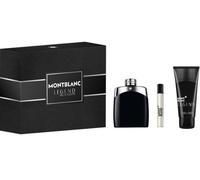 MONT BLANC LEGEND 100ML EDT SPRAY + 100ML SHOWER GEL + 7.5ML EDT SPRAY GIFT SET