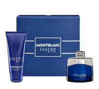 Mont Blanc Legend Blue Gift Set 50ml EDP + 100ml Shower gel FREE P&P