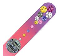 Mont Bleu Crystal Nail File hand decorated with crystals from Swarovski® | Universal Size, Hand Made, Czech Tempered Glass, Lifetime Guaranty