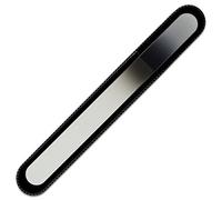 Mont Bleu Large Colour Crystal Nail File in Black Pouch - Genuine Czech Tempered Glass - Handmade in Czech Republic
