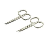 Mont Bleu Set of 2 Scissors: Nail Scissors & Cuticle Scissors made in Italy | sharpened in Solingen