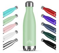 Mont-Clair H2O Stainless Steel Water Bottle, Vacuum Insulated - BPA Free, 12h Hot & 24h Cold Drinks, Metal Water Bottle 750ML Leakproof, Ideal for Adult, Kids, Running - Light Green