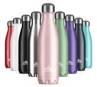 Mont-Clair Stainless Steel Water Bottle, Vacuum Insulated - BPA Free, 12h Hot & 24h Cold Drinks, Metal Water Bottle 750ml Leakproof, Ideal for Adult, Kids, Running - Pink