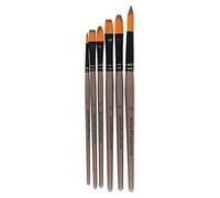 MONT MARTE Gallery Series Brush Set, Synthetic, Standard, Acrylic 6pce