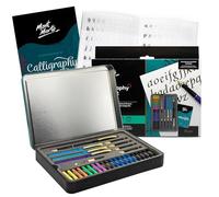 MONT MARTE Calligraphy Pen Set - 32 pcs - Ideal for beginners - Includes: 4x calligraphy pen, 5x nibs and more - Introduction to Handlettering