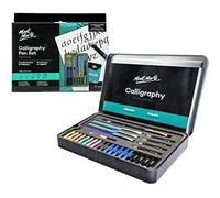 MONT MARTE Calligraphy Pen Set - 32 pcs - Ideal for beginners - Includes: 4x calligraphy pen, 5x nibs and more - Introduction to Handlettering