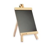 Mont Marte Chalkboard Easel - Compact Chalk Board on Pine Wood Easel - Small Chalkboard with Stand - 27.5 x 17 x 10 cm