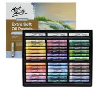 MONT MARTE Extra Soft Oil Pastels Natural Hues Premium 39pc, Assorted Natural Oil Pastel Colours, Vibrant and Buttery, Versatile Art Pastels for Blending, layering & Shading, Colouring and Sketching