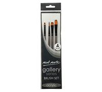 MONT MARTE Gallery Series Brush Set, Wood, Standard, L