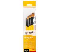 MONT MARTE Gallery Series Brush Set, Wood, Standard, L