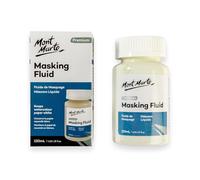 MONT MARTE Masking Fluid Premium 120ml (4.06 US fl.oz), Masking Fluid for Watercolour Painting, Keeps Areas Free of Colour And Edges Crisp, Resists Watercolour, Ink and Pouring Paint