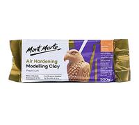 Mont Marte Modelling Clay Terracotta - 500g - Fine Even Texture - Easy to Smooth - Air Dry Clay for Pottery, Modelling and Handicrafts