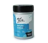 MONT MARTE MSCH3034 Silver Acrylic Paint - 300ml