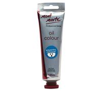 MONT MARTE Premium Oil Paint, 100ml (3.4oz), Monastral Cerulean, Good Coverage, Excellent Tinting Strength
