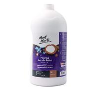 MONT MARTE Premium Pouring Acrylic Paint, 2L (67.6oz), Titanium White, Pre-Mixed Acrylic Paint, Suitable for a Variety of Surfaces Including Stretched Canvas, Wood, MDF and Air Drying Clay.