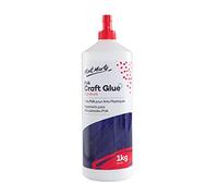 Mont Marte PVA Glue 1kg - White Craft Glue, transparent and clear Drying - Ideal Craft Glue for Paper, Cardboard, Wood and Textiles