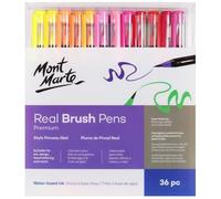 Mont Marte Real Brush Pens, Natural, Standard