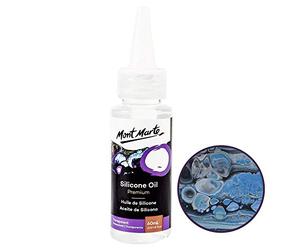 Mont Marte Silicone Oil - 60ml - Ideal for Acrylic Pouring - Perfect for Acrylic Paint and Pouring Technique - for Beautiful Cells and Impressive Effects