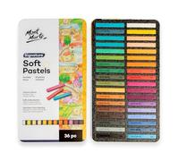 MONT MARTE Soft Pastel Set - 36 pcs - Art Pastel Colour, Ideal for colourful and expressive Painting