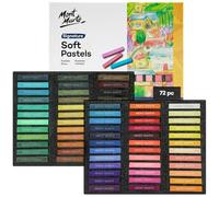 MONT MARTE Soft Pastels Signature 72pc, Set of 72 Assorted Coloured Pastel Sticks, Vibrant and Blendable, Ideal for Art, Craft, Drawing, Sketching