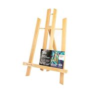 Mont Marte Table Top Easel - Small - Compact Beech Wood Easel for Canvas and Frames up to 30 cm - for Events, Exhibitions and Conventions