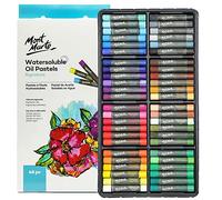 MONT MARTE Watersoluble Oil Pastels in Tin Box Signature 48pc, 48 Assorted Colors, Great Blending and Layering, Comes in Storage Case, Ideal for Art, Craft, Coloring and Sketching